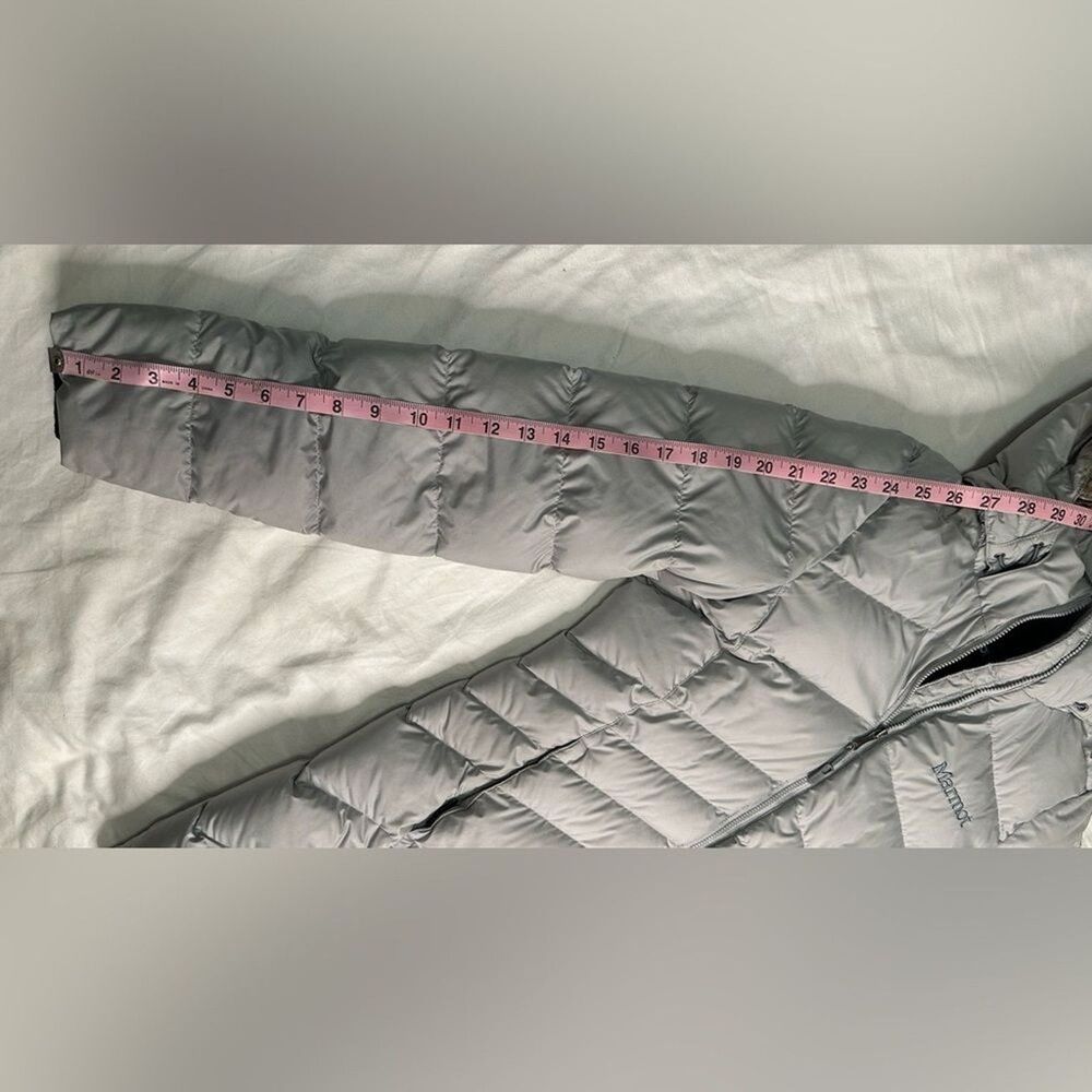 Marmot Montreal Women's 700 Down Puffer Coat - Glacier Grey | Size M - Picture 7 of 13